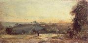 John Constable Autumnal Sunset oil painting